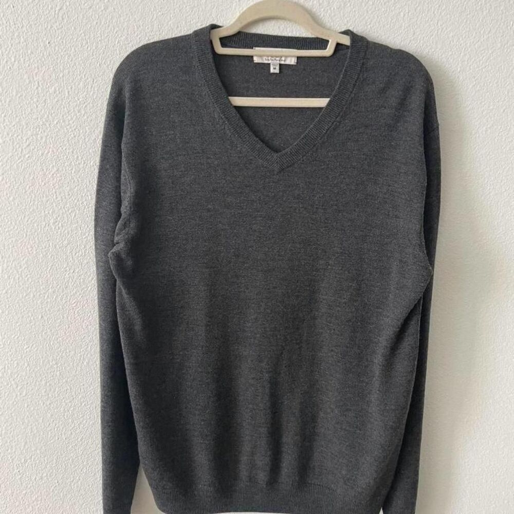 Turnbury Merino Wool V Neck Sweater Women's M Office Siren Workwear Corporate